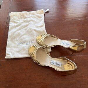 Jimmy Choo Gold High Heel Size 10